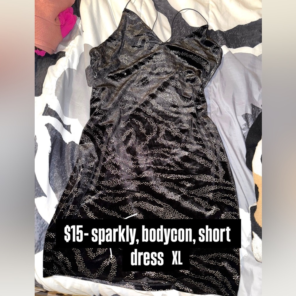 Sparkly, bodycon dress
